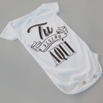 Pañalero Blanco Personalizado – Tallas de 3 a 24 meses