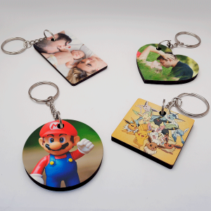 Llaveros de MDF personalizados