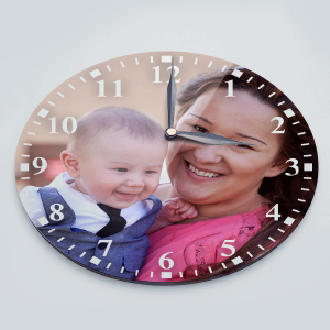 Reloj de pared personalizado – MDF 20 cm (circular o cuadrado)