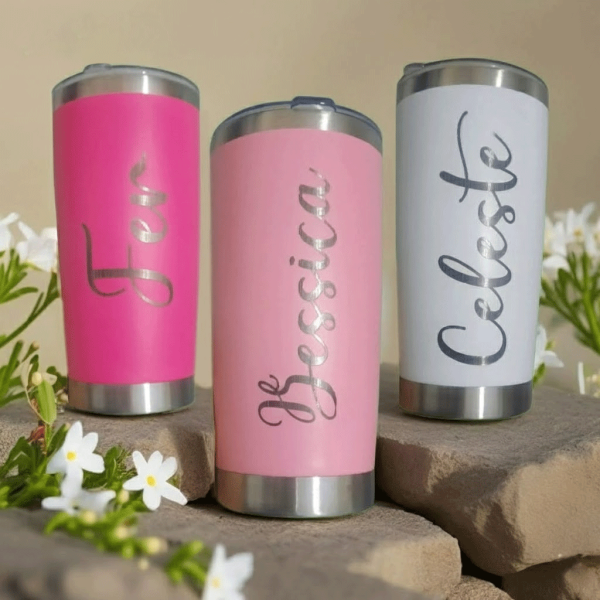 Termos personalizados con nombre - grabado láser
