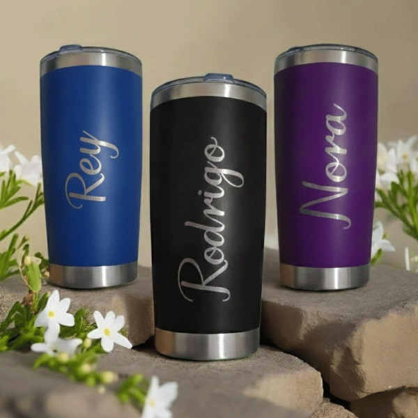 Termos personalizados con nombre - grabado láser
