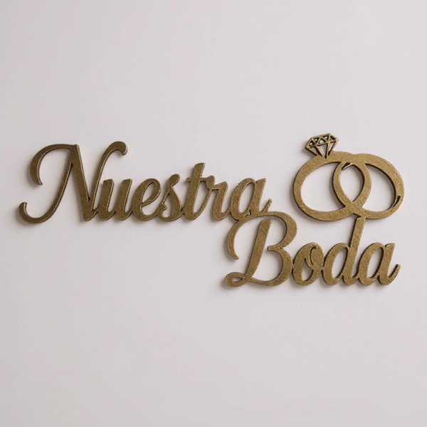 Letreros MDF - Eventos sociales, nombre, decoración