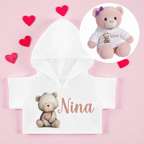Sudadera para osos de peluche - personalizada