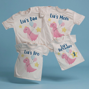 Playeras personalizadas a todo color - para cumpleaños