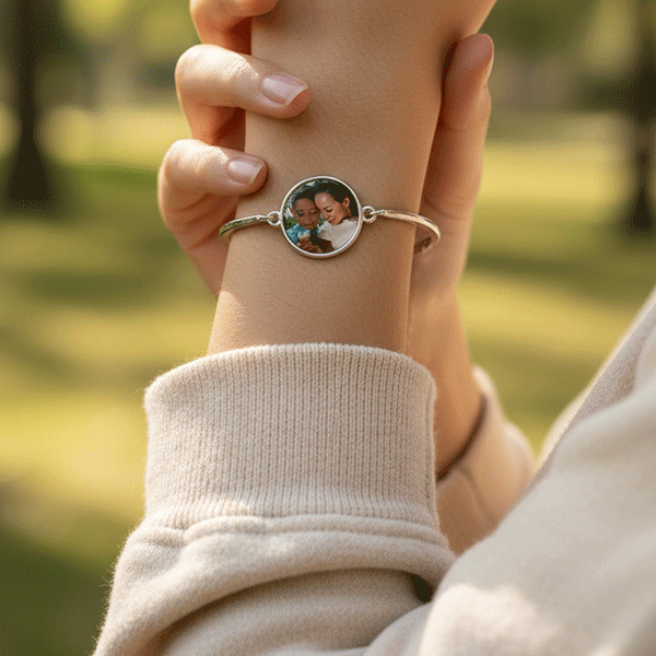 Pulsera femenina personalizada con fotografía