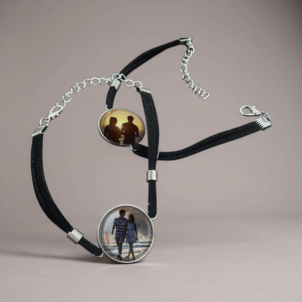 Pulsera de aluminio Unisex - personalizada con foto